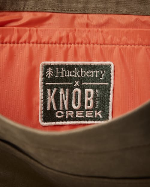 laydown detail image of Knob Creek Edition Waxed Canvas Tote