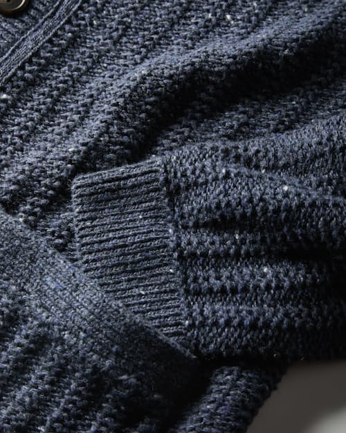 laydown detail image of Recycled Cotton Headlands Full Button Cardigan