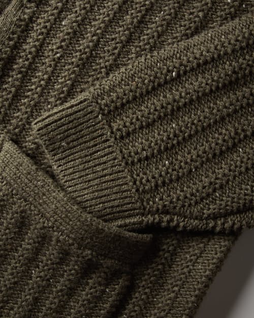 laydown detail image of Recycled Cotton Headlands Full Button Cardigan