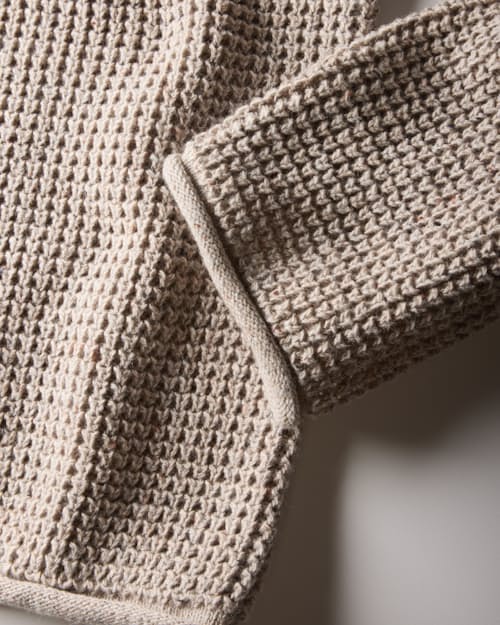 laydown detail image of Recycled Cotton Headlands Rollneck Sweater