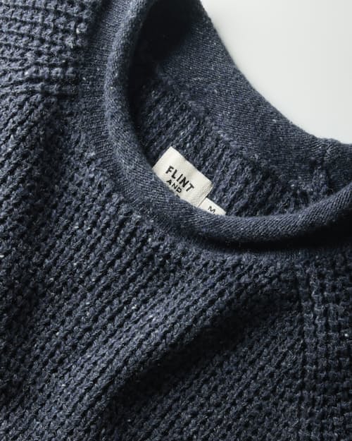 laydown detail image of Recycled Cotton Headlands Rollneck Sweater