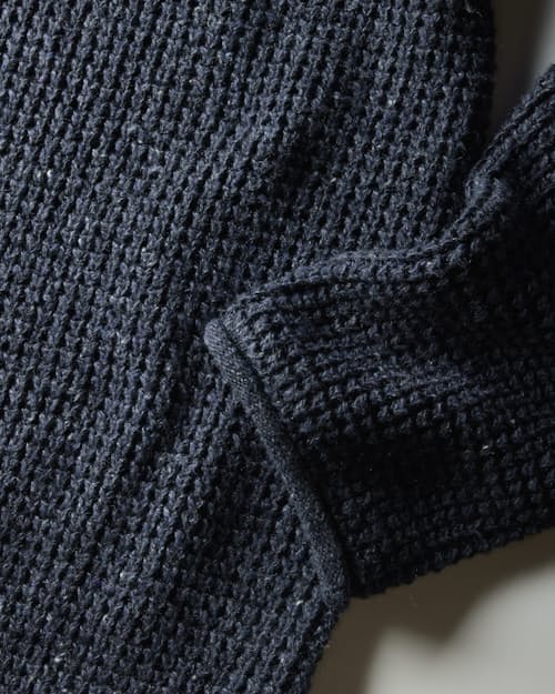 laydown detail image of Recycled Cotton Headlands Rollneck Sweater