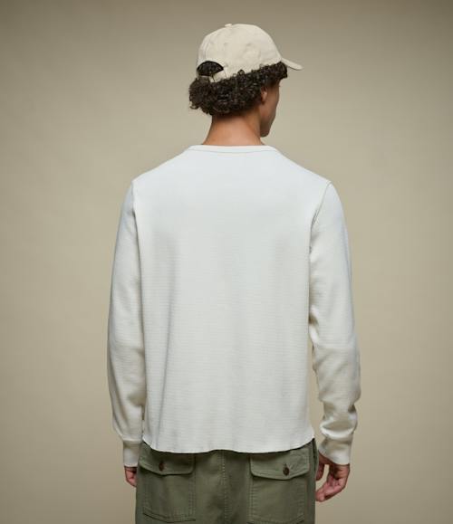 on model image of THERMAL01 Thermal Cotton Longsleeve