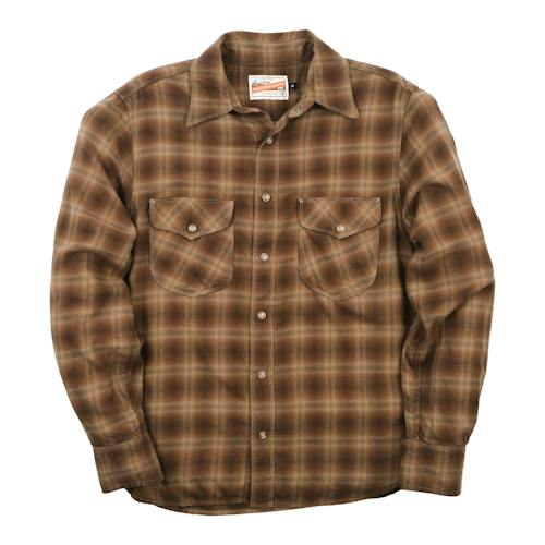 laydown image of Bodie Japanese Woven Pearl Snap Shirt