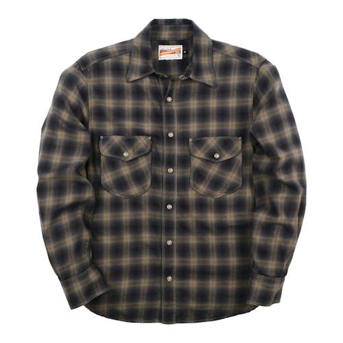 laydown image of Bodie Japanese Woven Pearl Snap Shirt