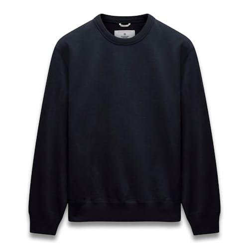 laydown image of Midweight Terry Standard Crewneck