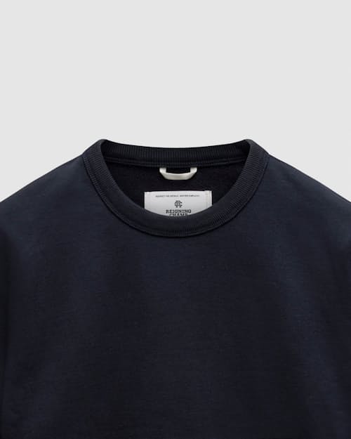 laydown detail image of Midweight Terry Standard Crewneck