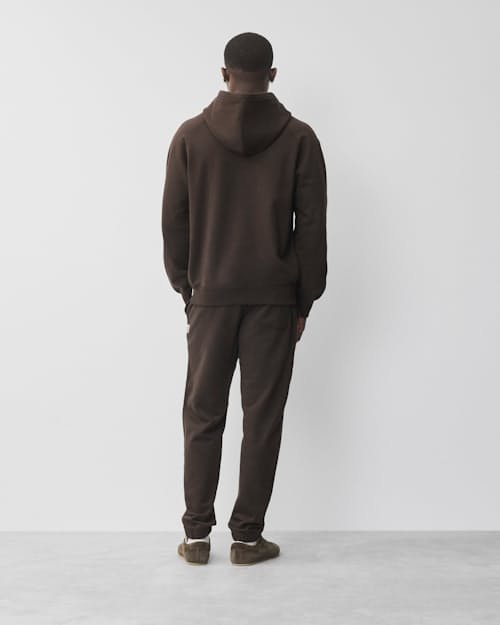 on model image of Midweight Terry Standard Hoodie