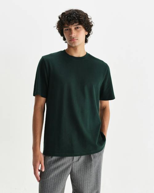 on model image of Dean Boxy Relaxed T-Shirt