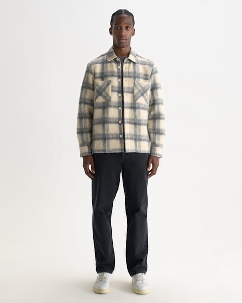 on model image of Whiting Overshirt