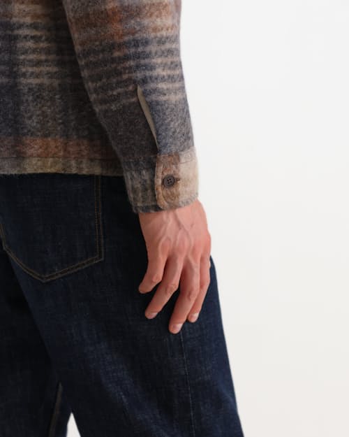 on model image of Whiting Overshirt