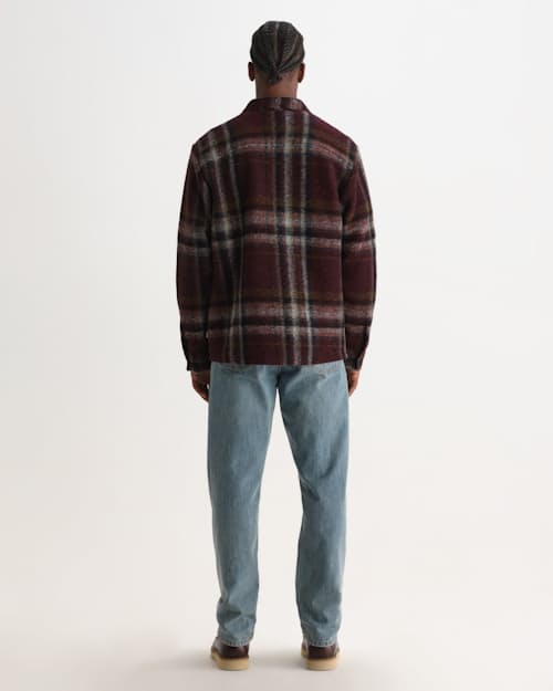 on model image of Whiting Overshirt