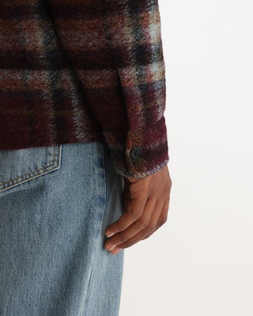 on model image of Whiting Overshirt