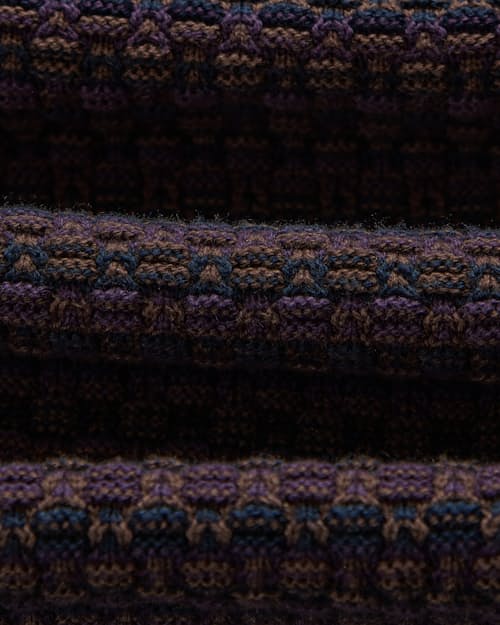 laydown detail image of Oban Long Sleeve Sweater Polo