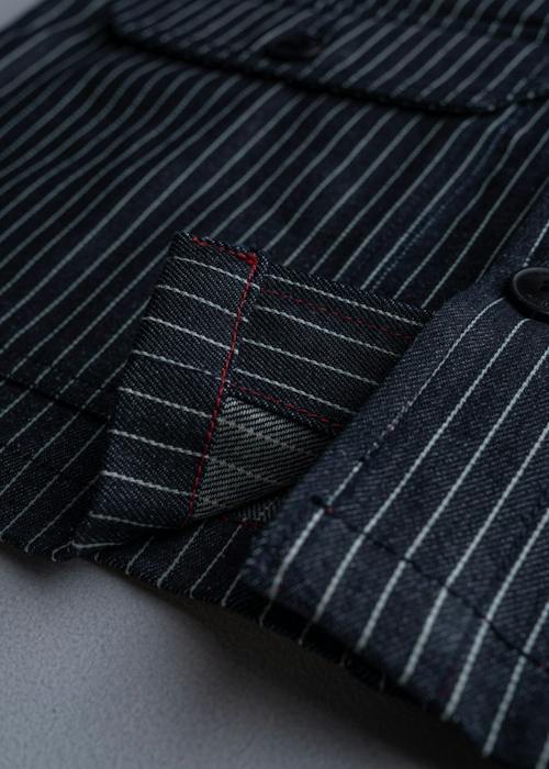 laydown detail image of Hill Denim Chore Jacket
