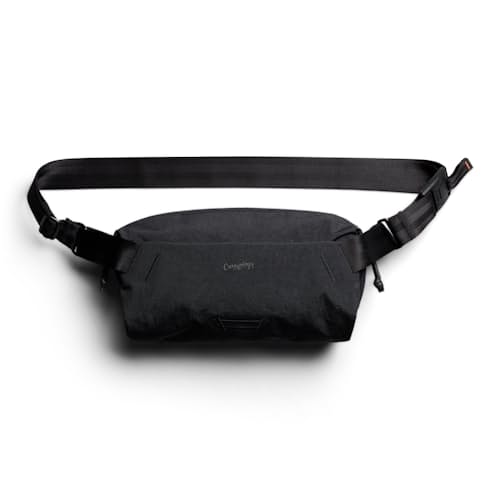 laydown image of Bellroy x Carryology Sling