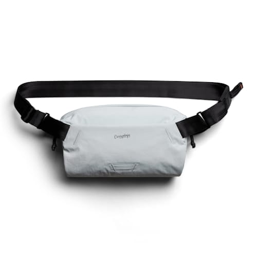 laydown image of Bellroy x Carryology Sling