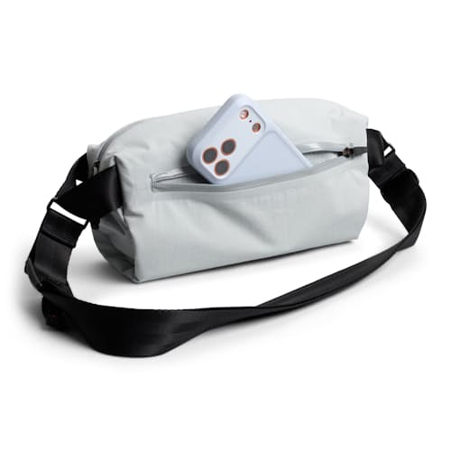 laydown image of Bellroy x Carryology Sling