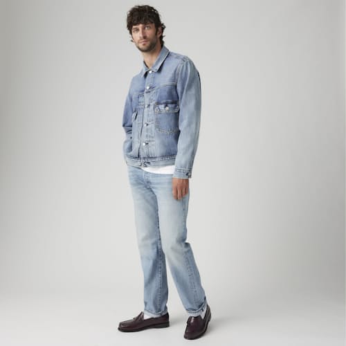 on model image of 501® Original Straight Denim