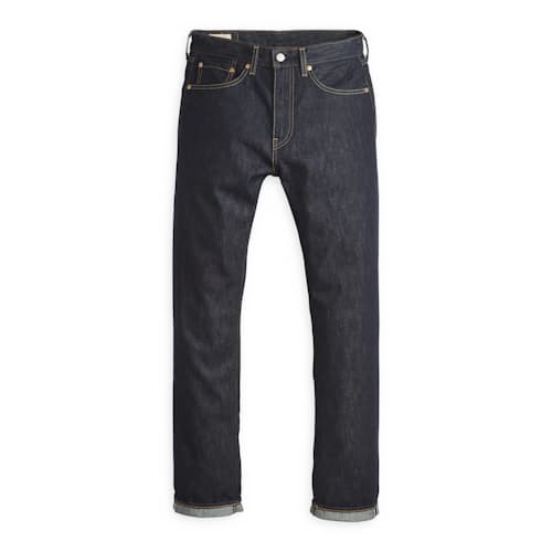 laydown image of 505® Regular Selvedge Denim