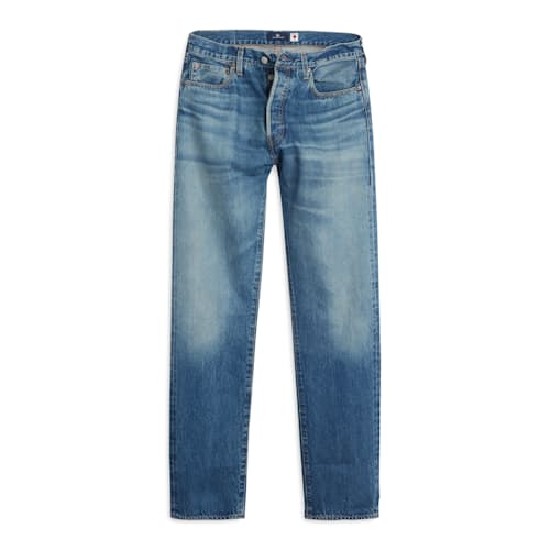 laydown image of Blue Tab 1980's 501® Straight Denim
