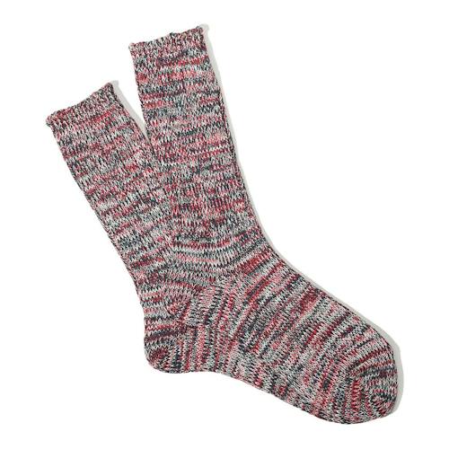 laydown image of Mixed Crew Socks