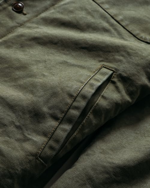 laydown detail image of Cotton Canvas Deck Jacket