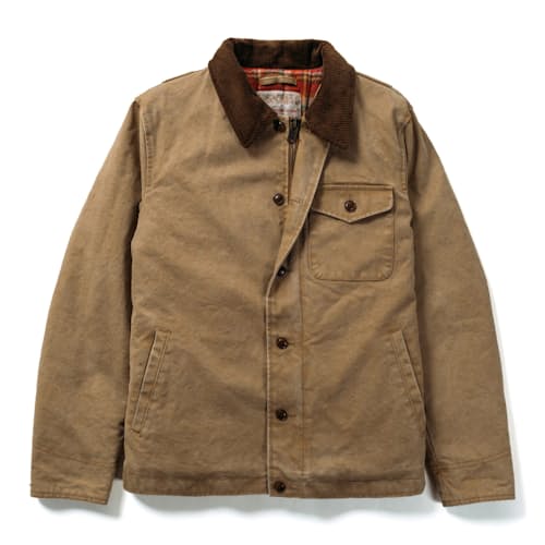 laydown image of Cotton Canvas Deck Jacket