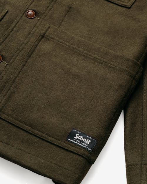 laydown detail image of Wool Blend Chore Jacket