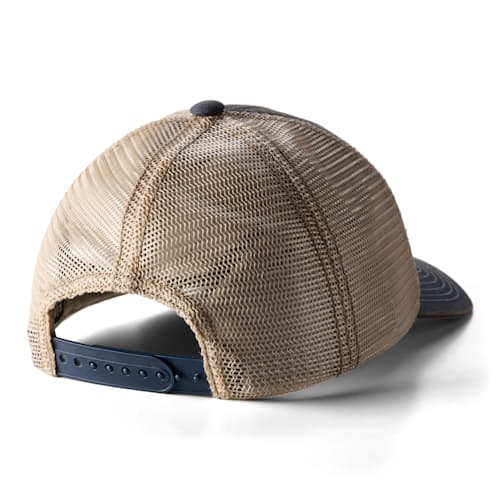 laydown image of Fishing Club Trucker Hat