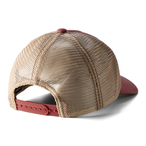 laydown image of Fishing Club Trucker Hat