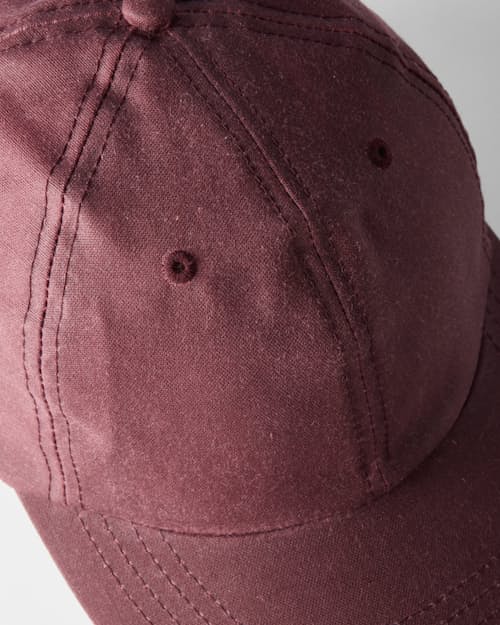 laydown detail image of Waxed Canvas 6-Panel Hat