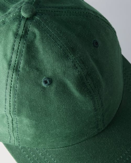 laydown detail image of Waxed Canvas 6-Panel Hat