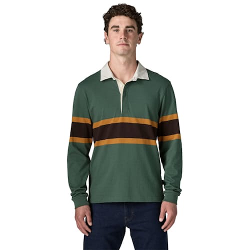 on model image of Long-Sleeved Rugby Shirt
