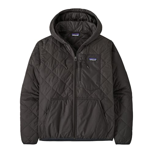 laydown image of Diamond Quilted Bomber Hoody