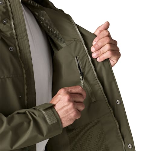 on model image of Outdoor Everyday Rain Jacket