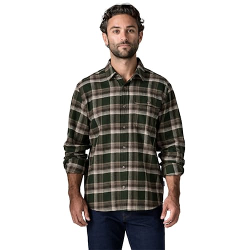 on model image of Lightweight Fjord Flannel Shirt