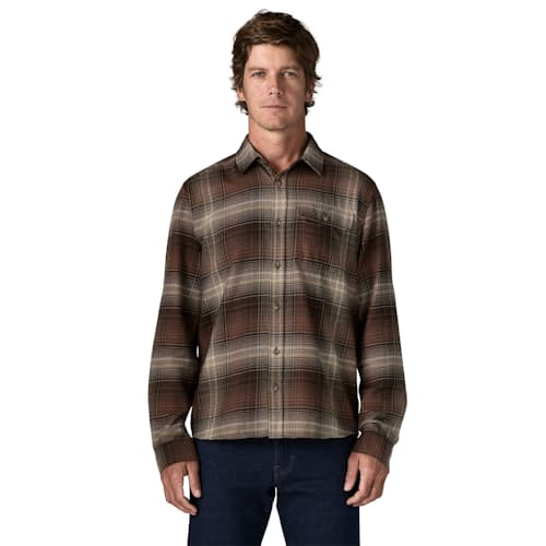 on model image of Lightweight Fjord Flannel Shirt