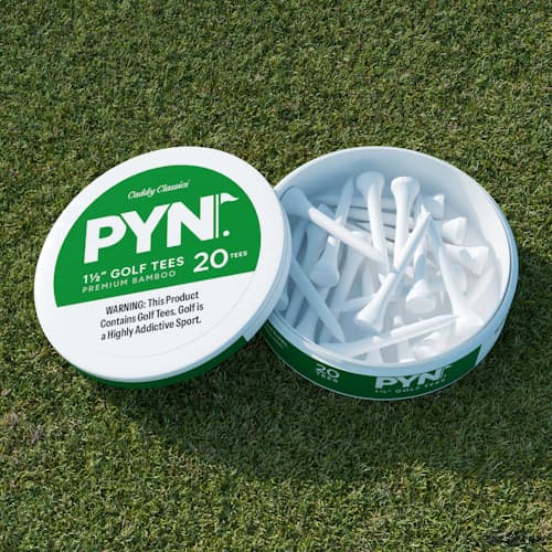 lifestyle image of PYN Golf Tees