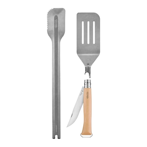laydown image of Grilling Tools + Cutting Board Gift Set