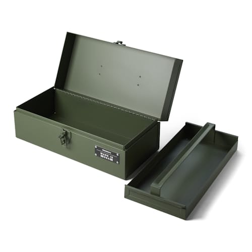 laydown image of Tool Box + Removable Tray