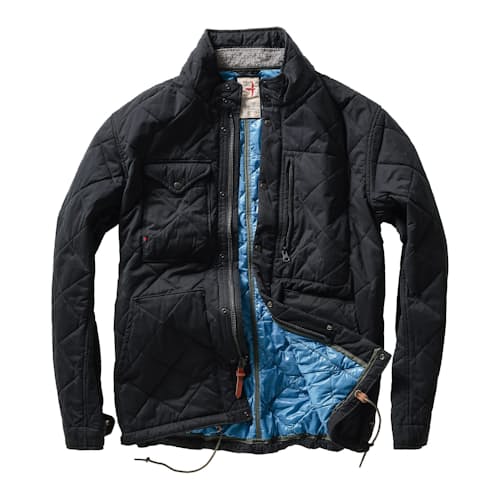laydown image of Quilted Thermal Tanker Jacket - Exclusive