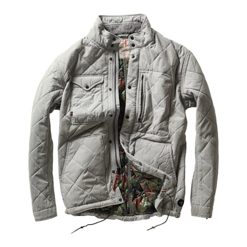 laydown image of Quilted Thermal Tanker Jacket - Exclusive