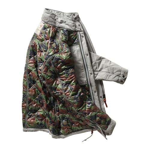 laydown image of Quilted Thermal Tanker Jacket - Exclusive