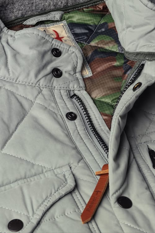 laydown detail image of Quilted Thermal Tanker Jacket - Exclusive