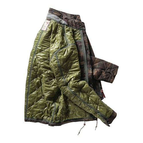 laydown image of Quilted Thermal Tanker Jacket - Exclusive