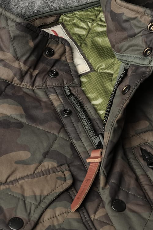 laydown detail image of Quilted Thermal Tanker Jacket - Exclusive