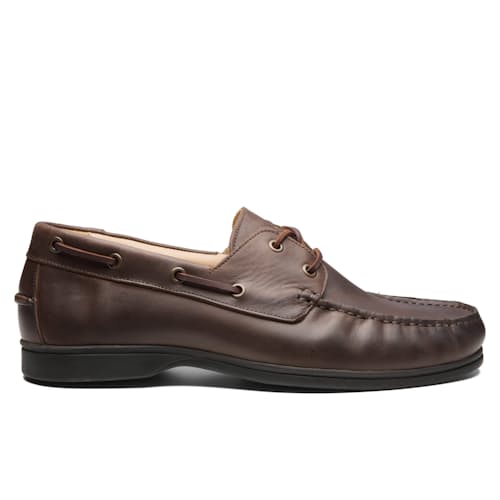 laydown image of Terra Low Boat Shoe