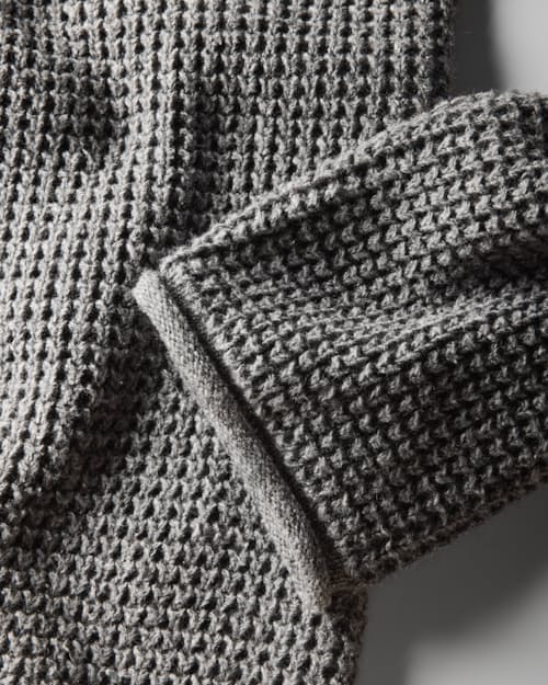 laydown detail image of Recycled Cotton Headlands Rollneck Sweater
