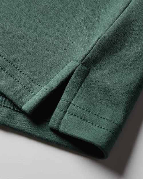 laydown detail image of AloeKnit Polo Shirt